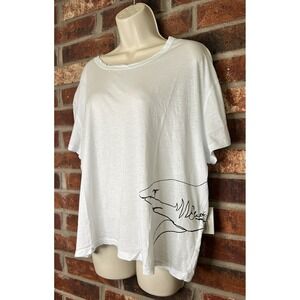 Electric & Rose T Shirt Shark Motif Size Large